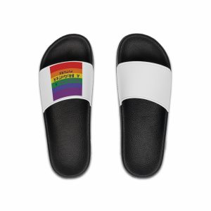 Rainbow Lgbt Flag Vector Illustration Pride Month Rainbow Lgbt Flag Vector Illustration Pri Mens Slide Sandals