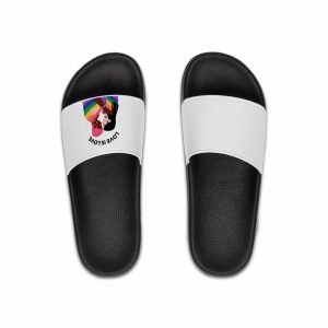Flat Pride Month Lgbt Illustration Mens Slide Sandals