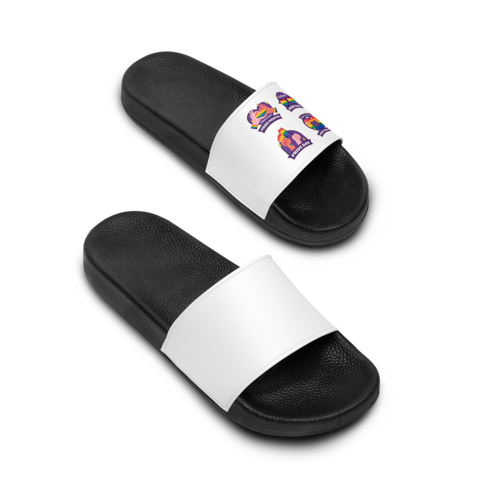 Labels Collection Pride Month Celebration Mens Slide Sandals - Image 4