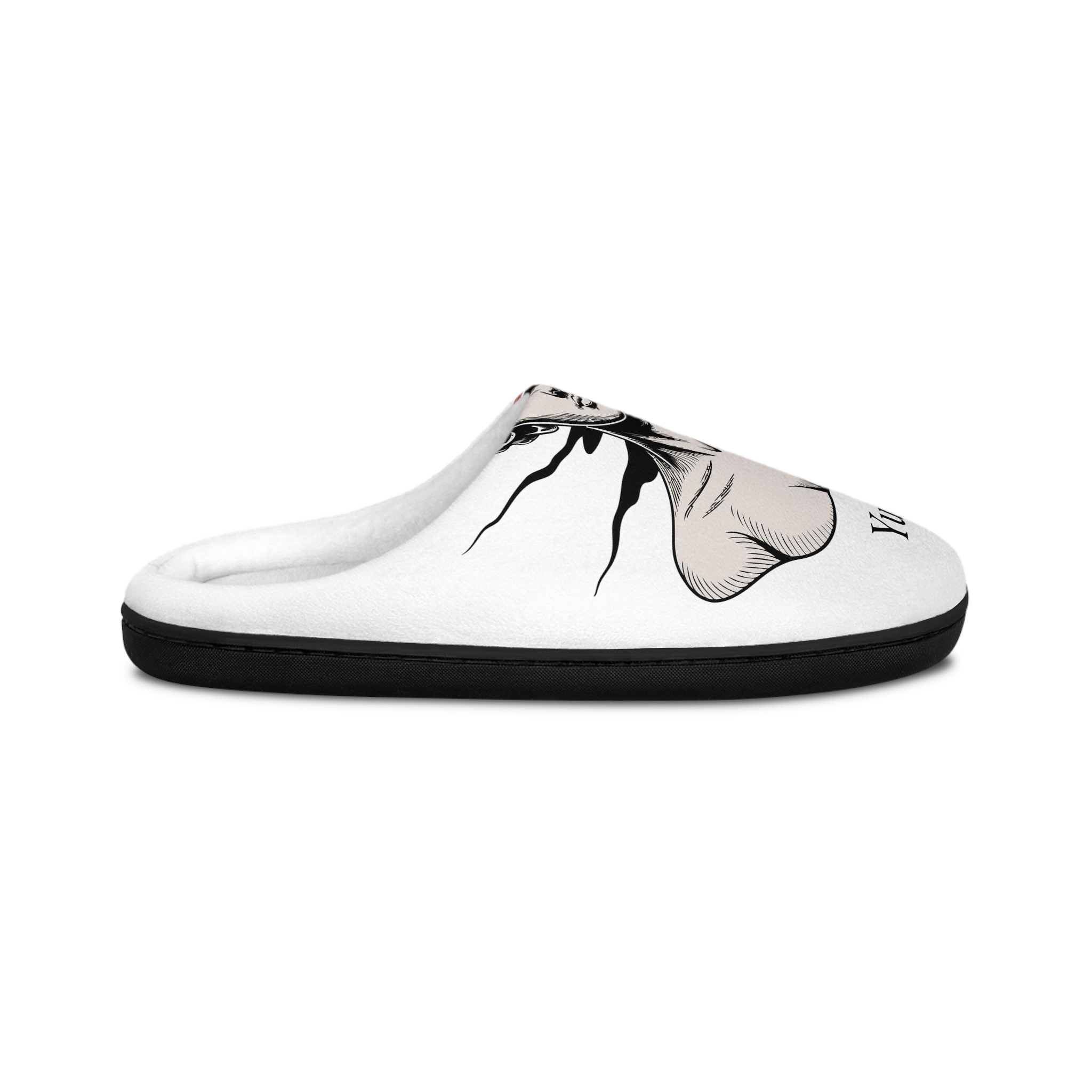 Yuri Lily Bloom Classical Sculpture Mens Indoor Slippers - Image 2