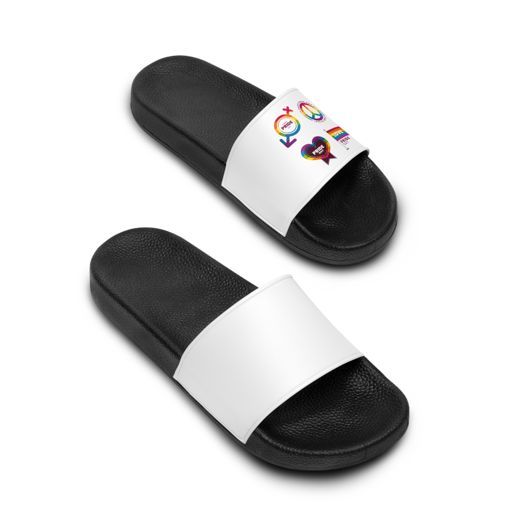 Label Collection With Pride Day Theme (1) Mens Slide Sandals - Image 4