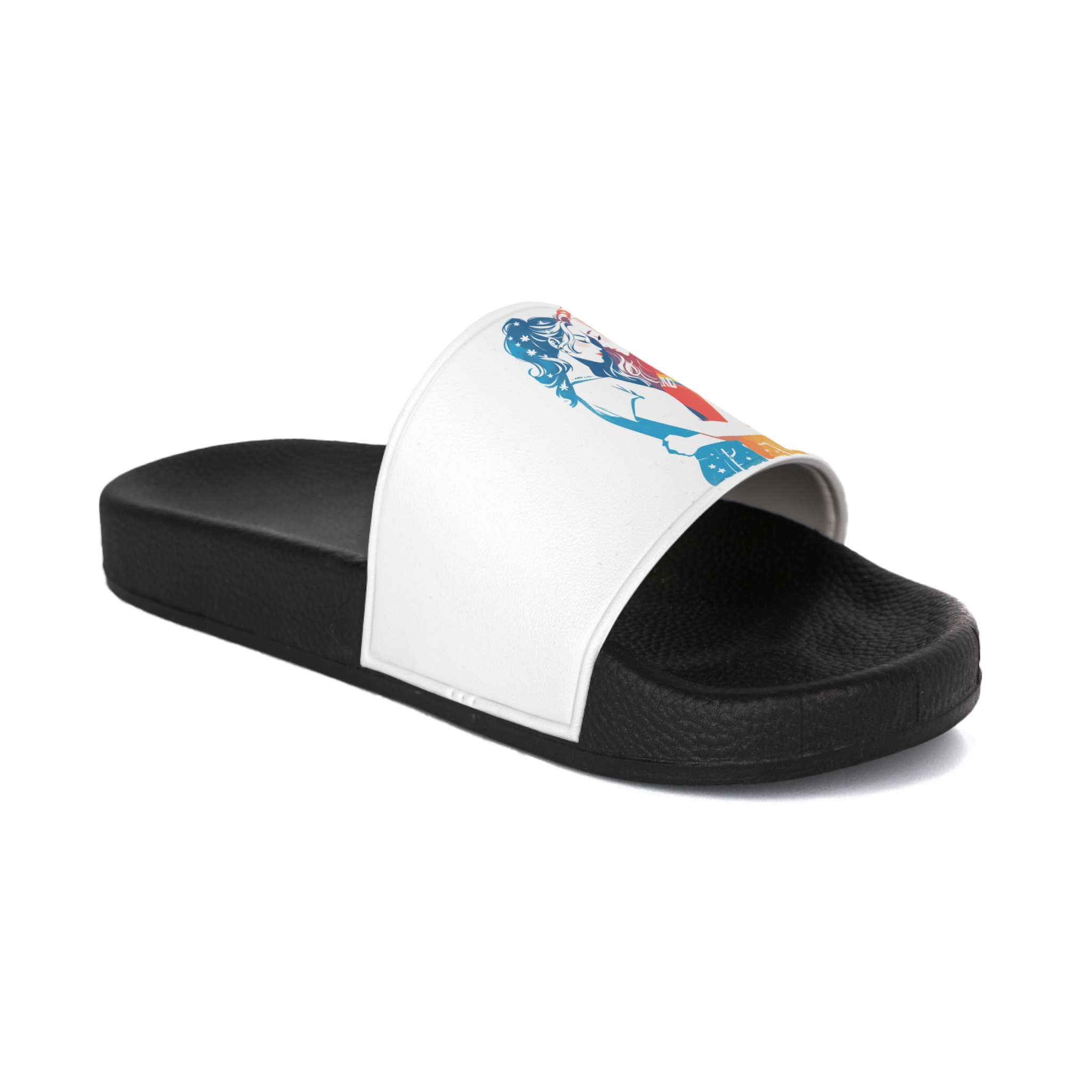 Lesbian Pride Parade Banner Mens Slide Sandals - Image 2