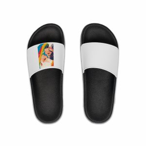 Lesbian Pride Design F63166 Mens Slide Sandals