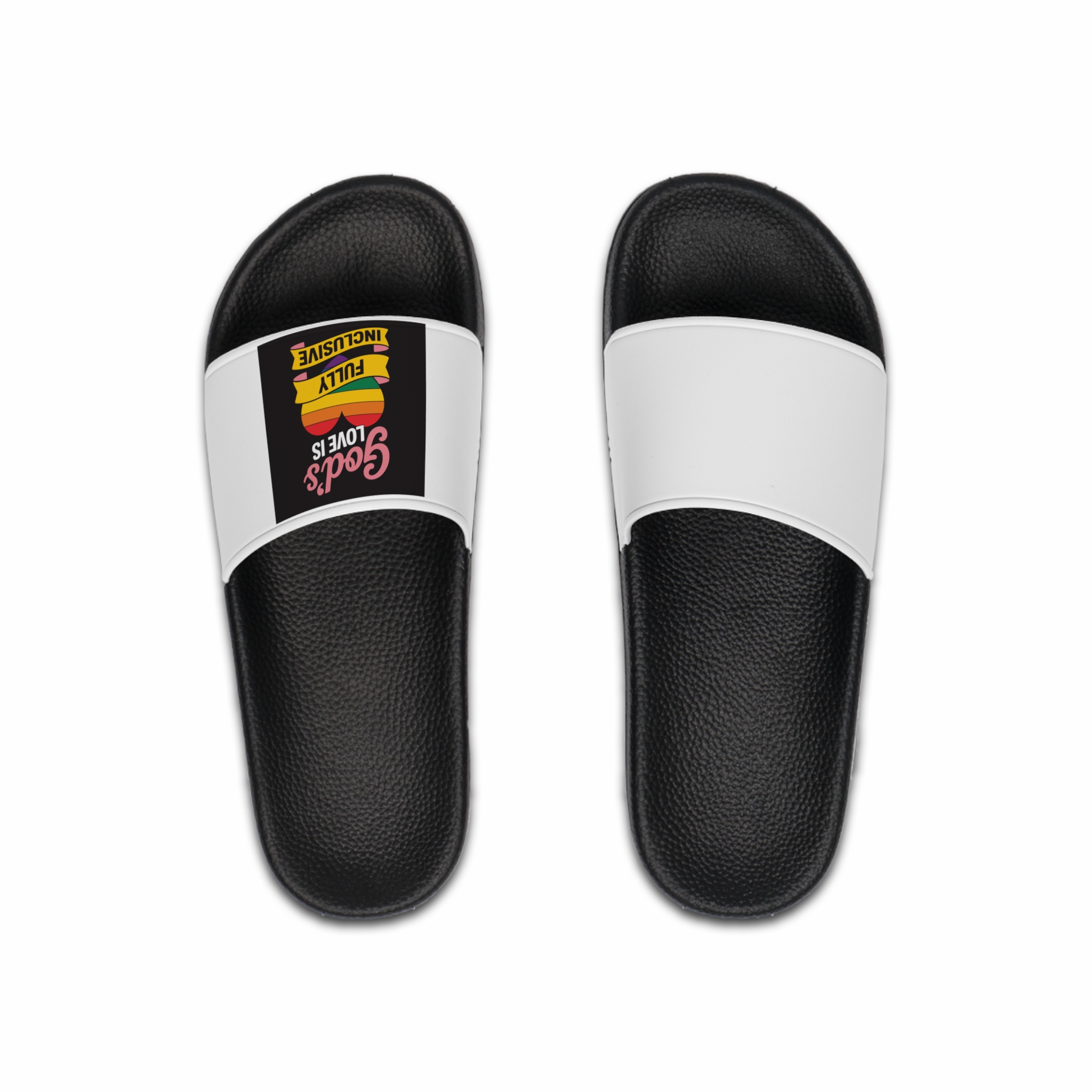 Lesbian Pride Design 050E93 Mens Slide Sandals