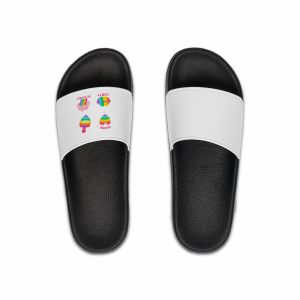 Flat Labels Collection Pride Month Celebration (2) Mens Slide Sandals