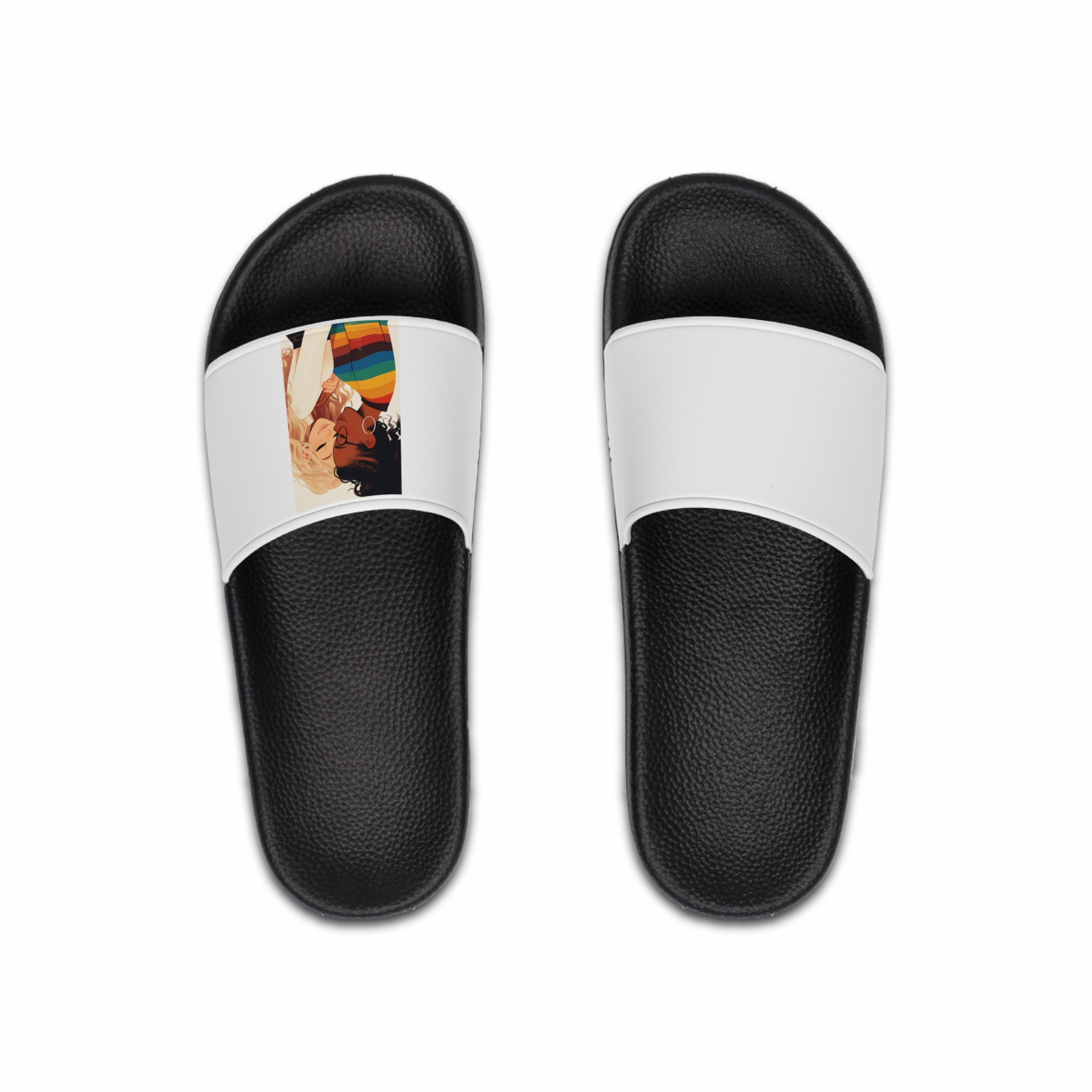 Lesbian Pride Design E09351 Mens Slide Sandals