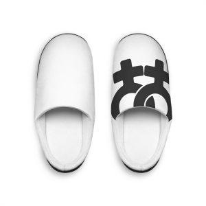 Silhouette Female Homosexual Venus Symbol Gender Pictogram Vector Illustration Mens Indoor Slippers