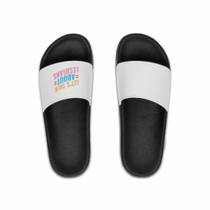 Lets Talk About Lesbians Mens Slide Sandals