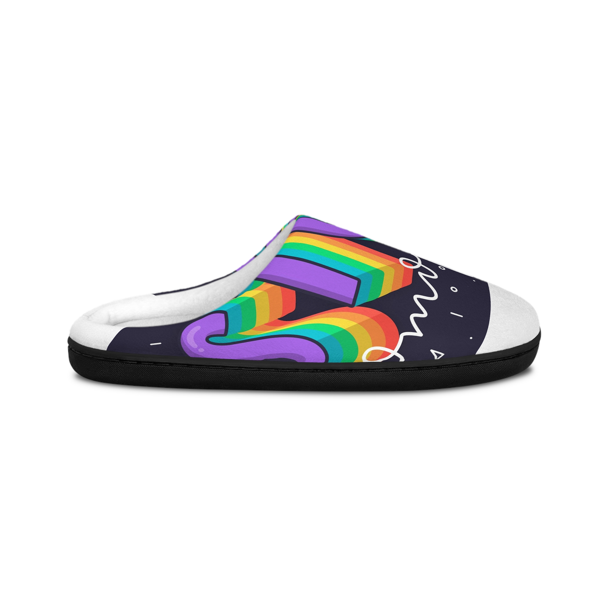 Stop Homophobia Concept Mens Indoor Slippers - Image 2