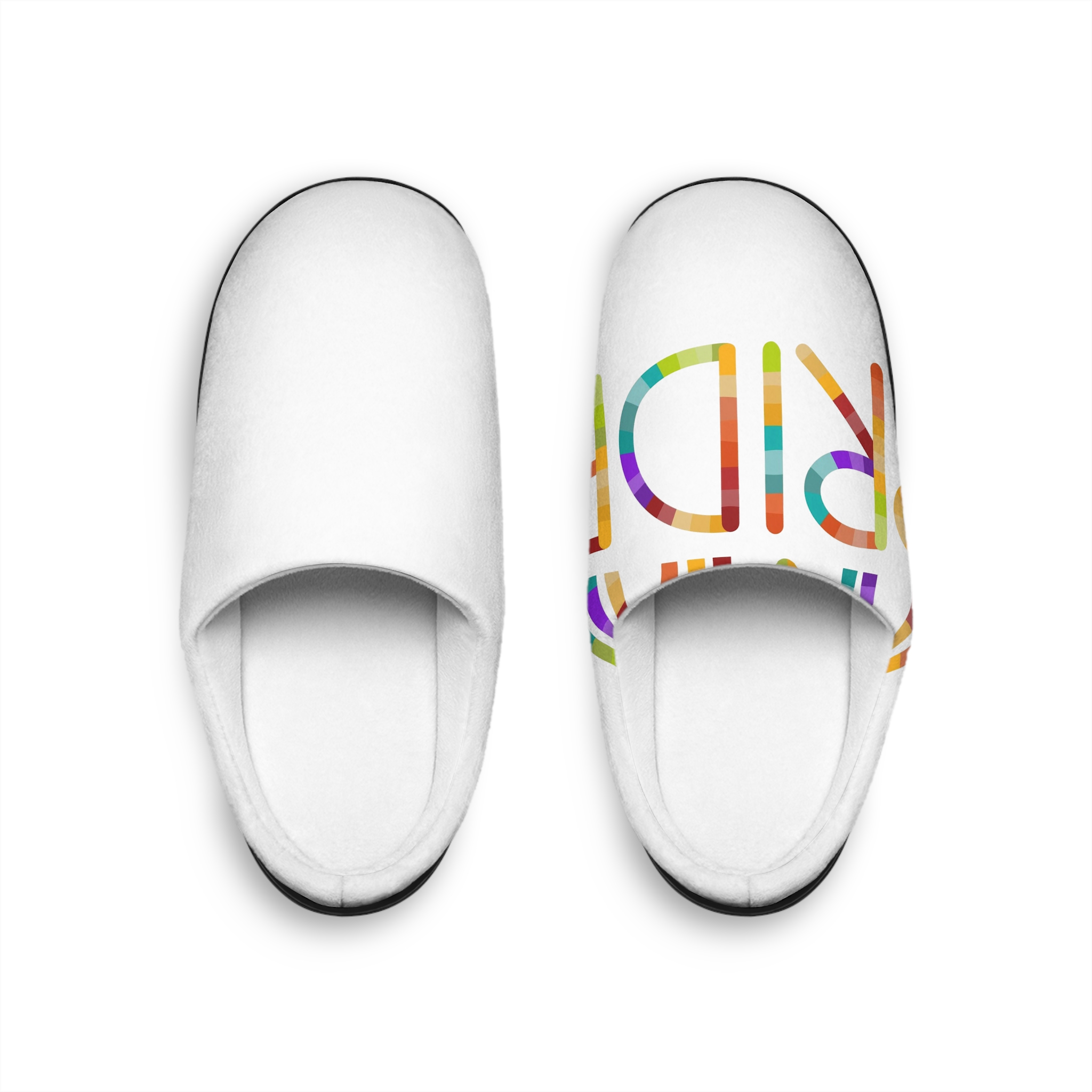 Vibrant Pride Celebration Poster Mens Indoor Slippers