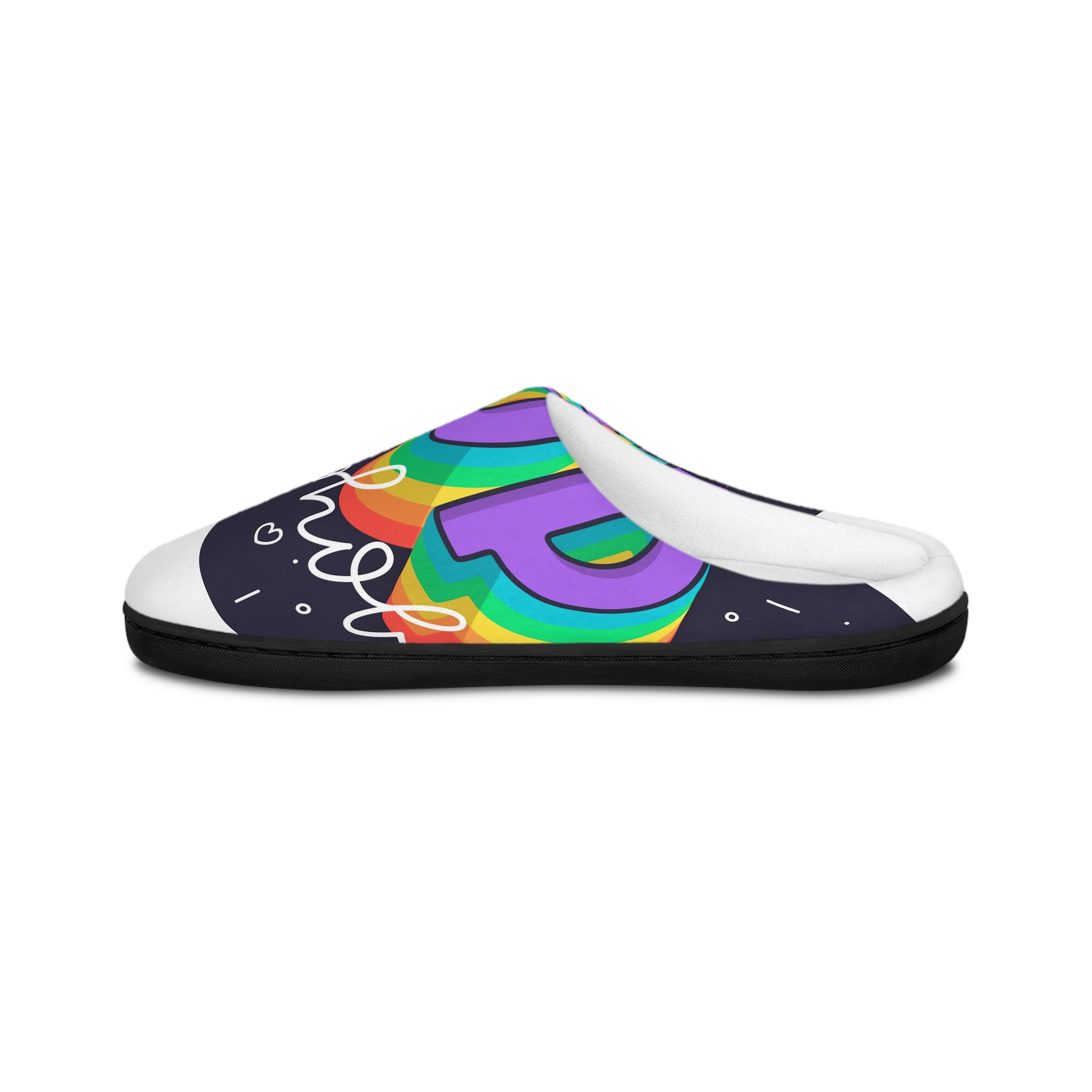 Stop Homophobia Concept Mens Indoor Slippers - Image 3