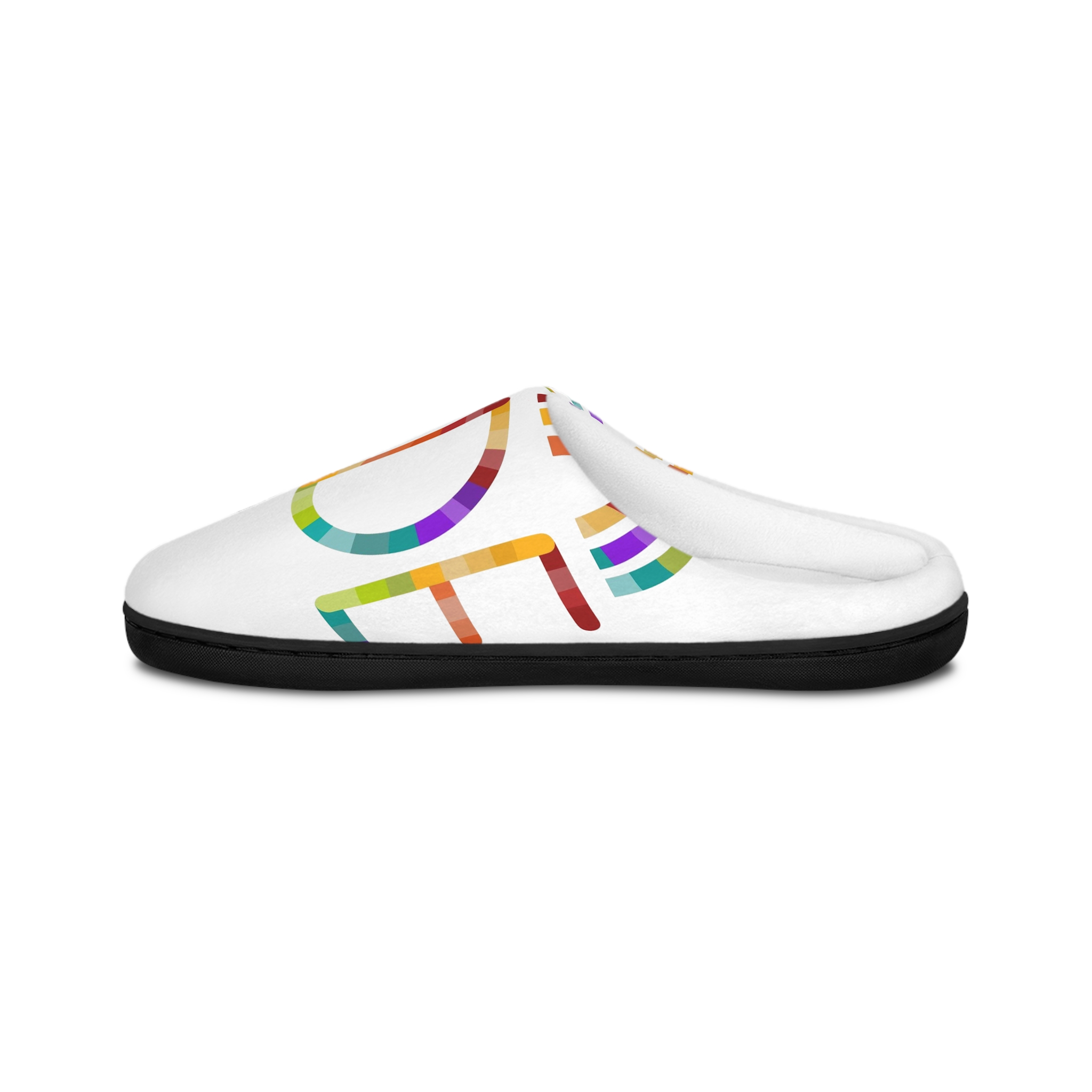 Vibrant Pride Celebration Poster Mens Indoor Slippers - Image 3