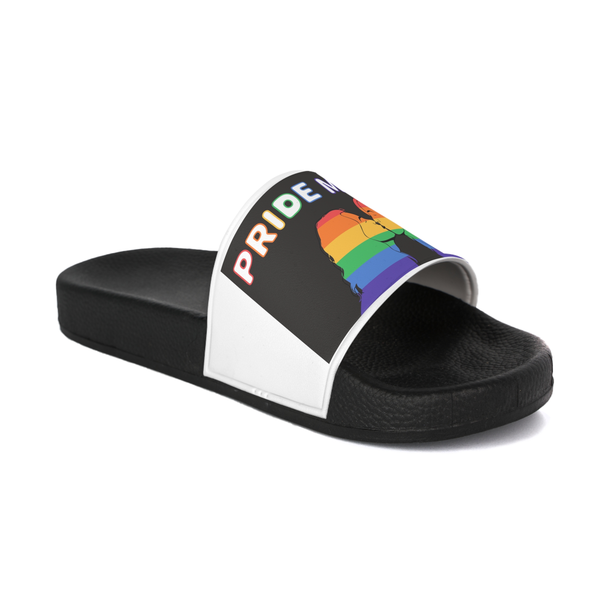 Lgbt Pride Month Mens Slide Sandals - Image 2
