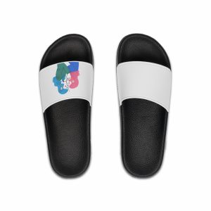 Hand Drawn Lesbian Kiss Illustration Mens Slide Sandals
